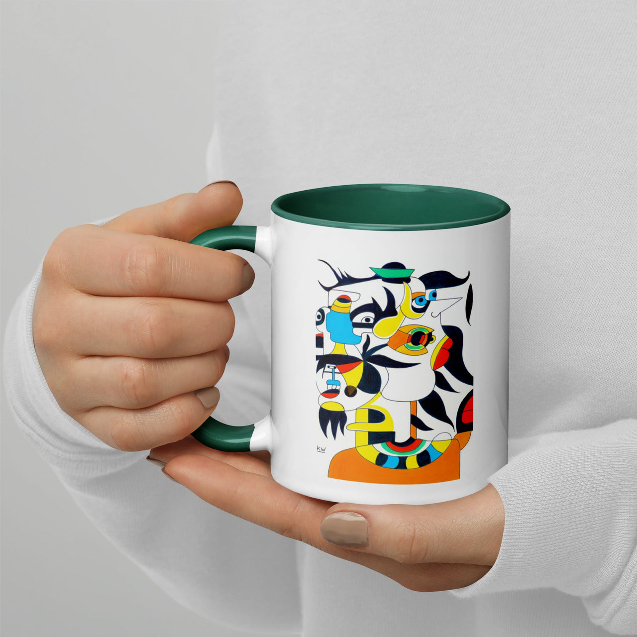 KW Gallery: Color Burst Mug 43 ☕🌈 - Winter Sunshine Marketplace