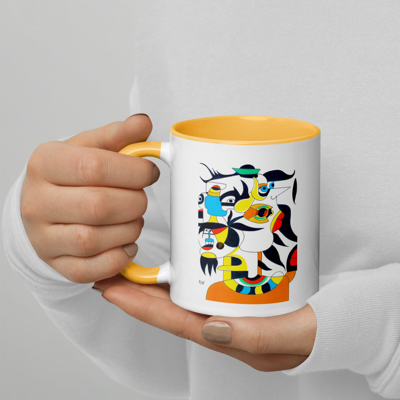 KW Gallery: Color Burst Mug 43 ☕🌈 - Winter Sunshine Marketplace