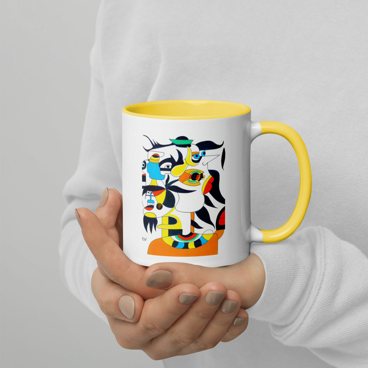 KW Gallery: Color Burst Mug 43 ☕🌈 - Winter Sunshine Marketplace
