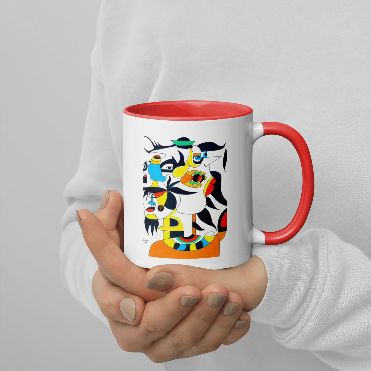 KW Gallery: Color Burst Mug 43 ☕🌈 - Winter Sunshine Marketplace