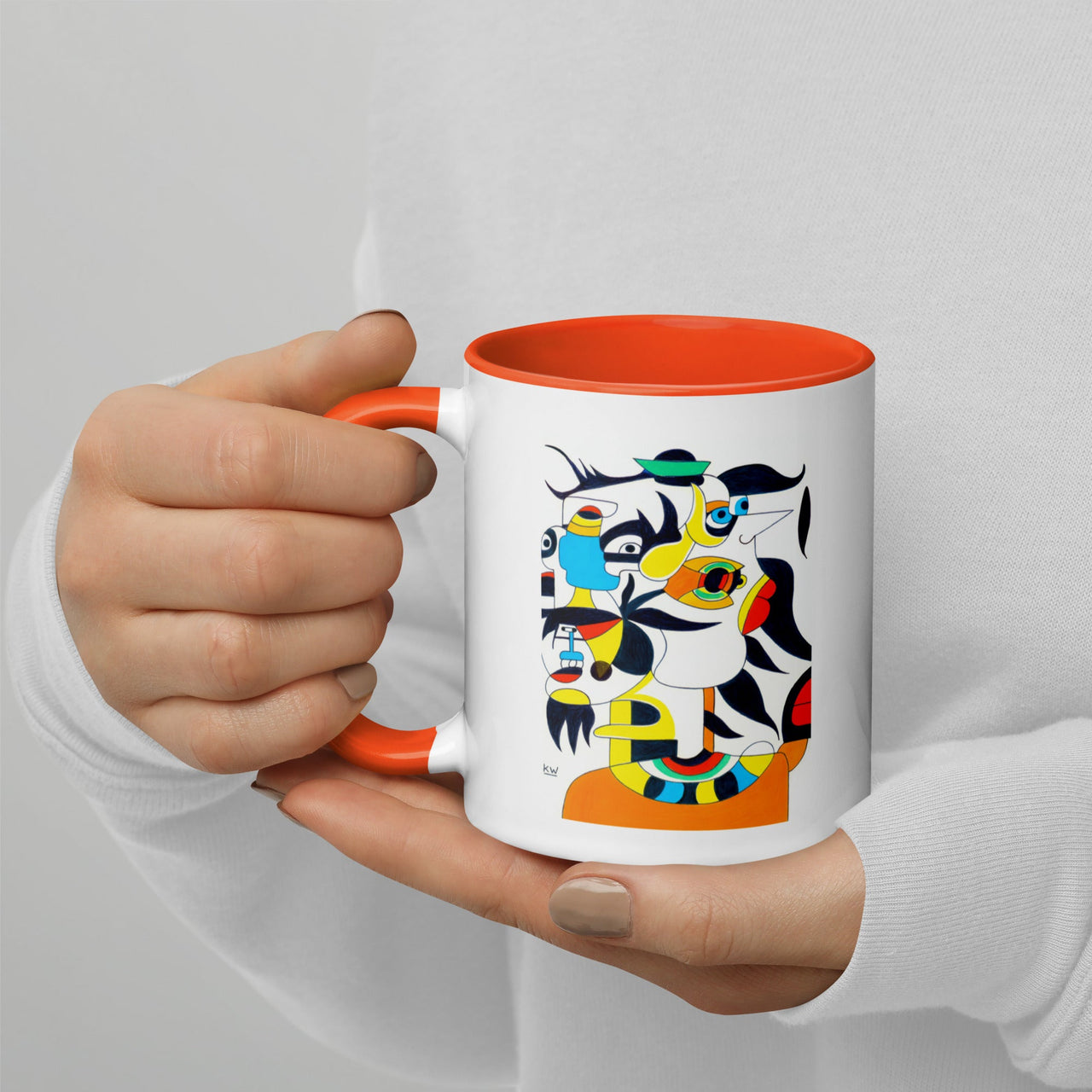 KW Gallery: Color Burst Mug 43 ☕🌈 - Winter Sunshine Marketplace