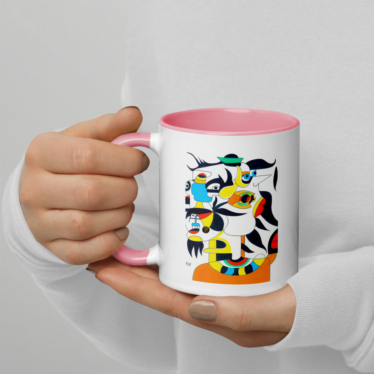 KW Gallery: Color Burst Mug 43 ☕🌈 - Winter Sunshine Marketplace
