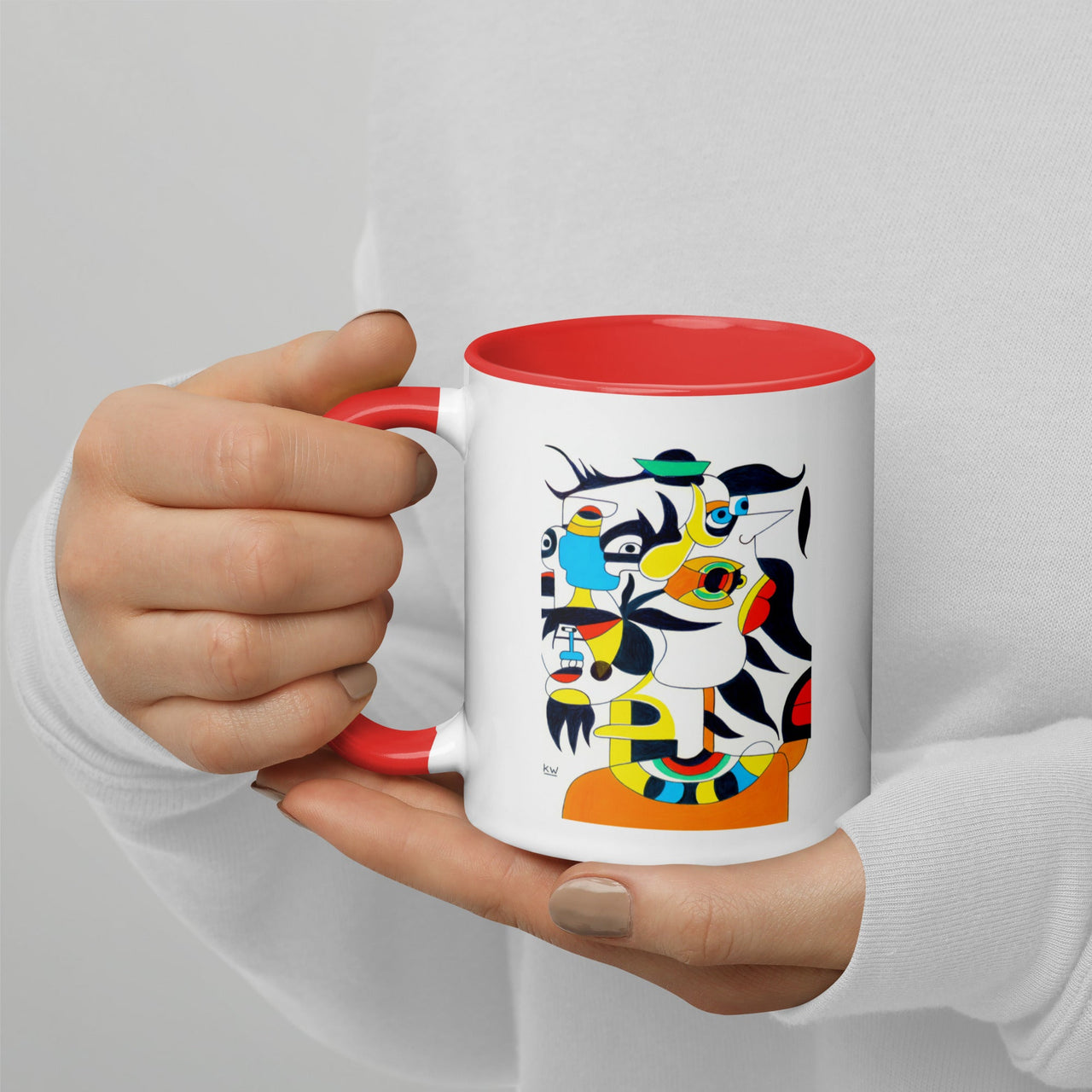 KW Gallery: Color Burst Mug 43 ☕🌈 - Winter Sunshine Marketplace