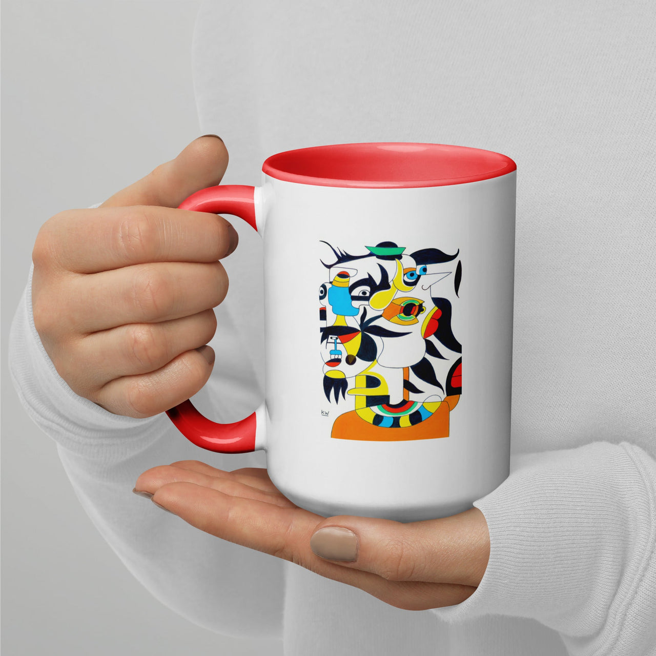 KW Gallery: Color Burst Mug 43 ☕🌈 - Winter Sunshine Marketplace