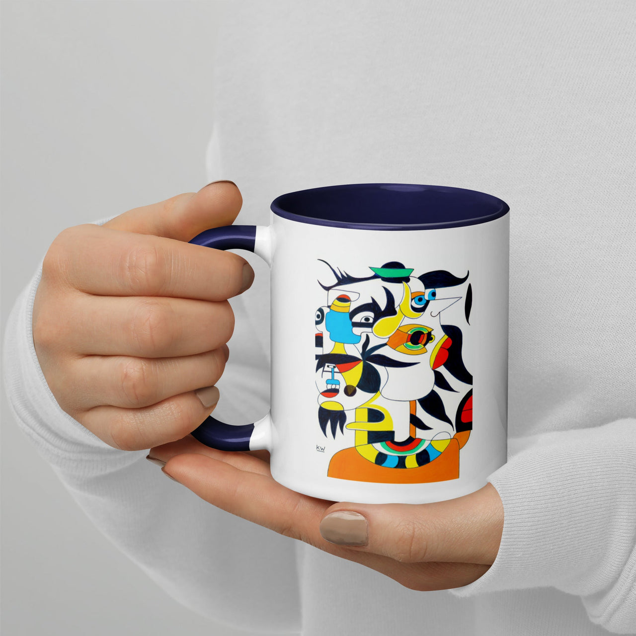 KW Gallery: Color Burst Mug 43 ☕🌈 - Winter Sunshine Marketplace