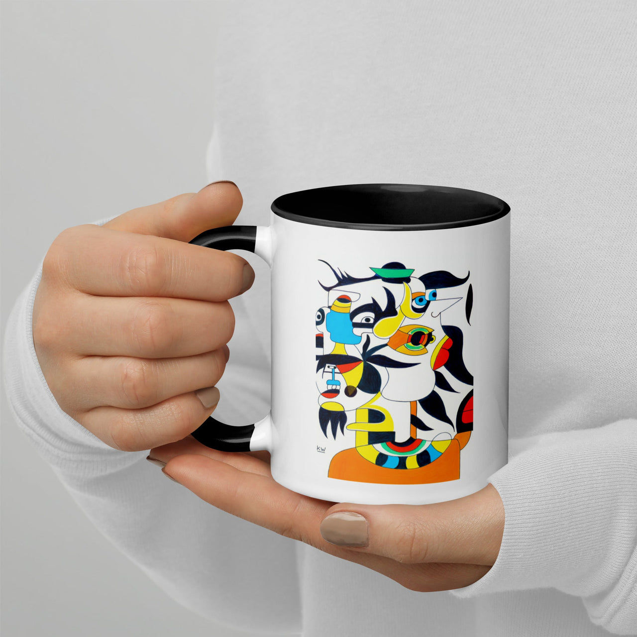 KW Gallery: Color Burst Mug 43 ☕🌈 - Winter Sunshine Marketplace
