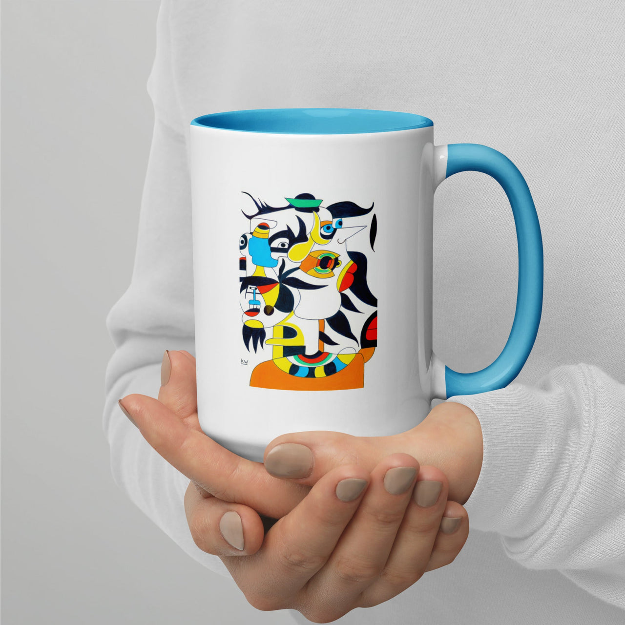 KW Gallery: Color Burst Mug 43 ☕🌈 - Winter Sunshine Marketplace