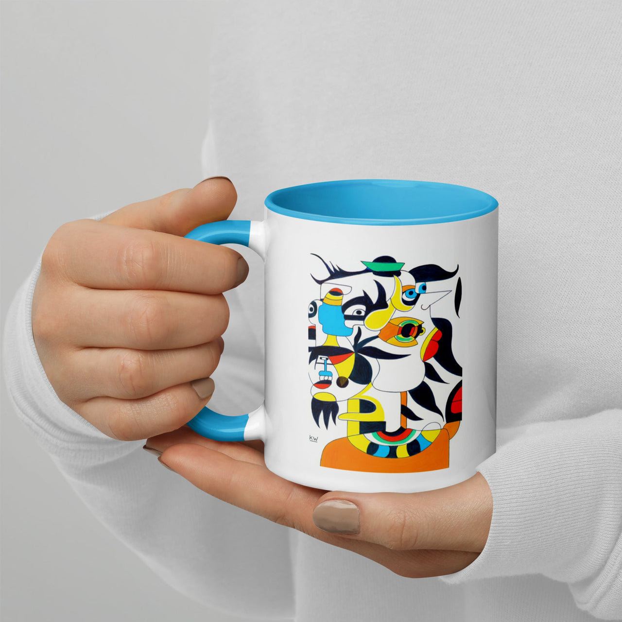 KW Gallery: Color Burst Mug 43 ☕🌈 - Winter Sunshine Marketplace