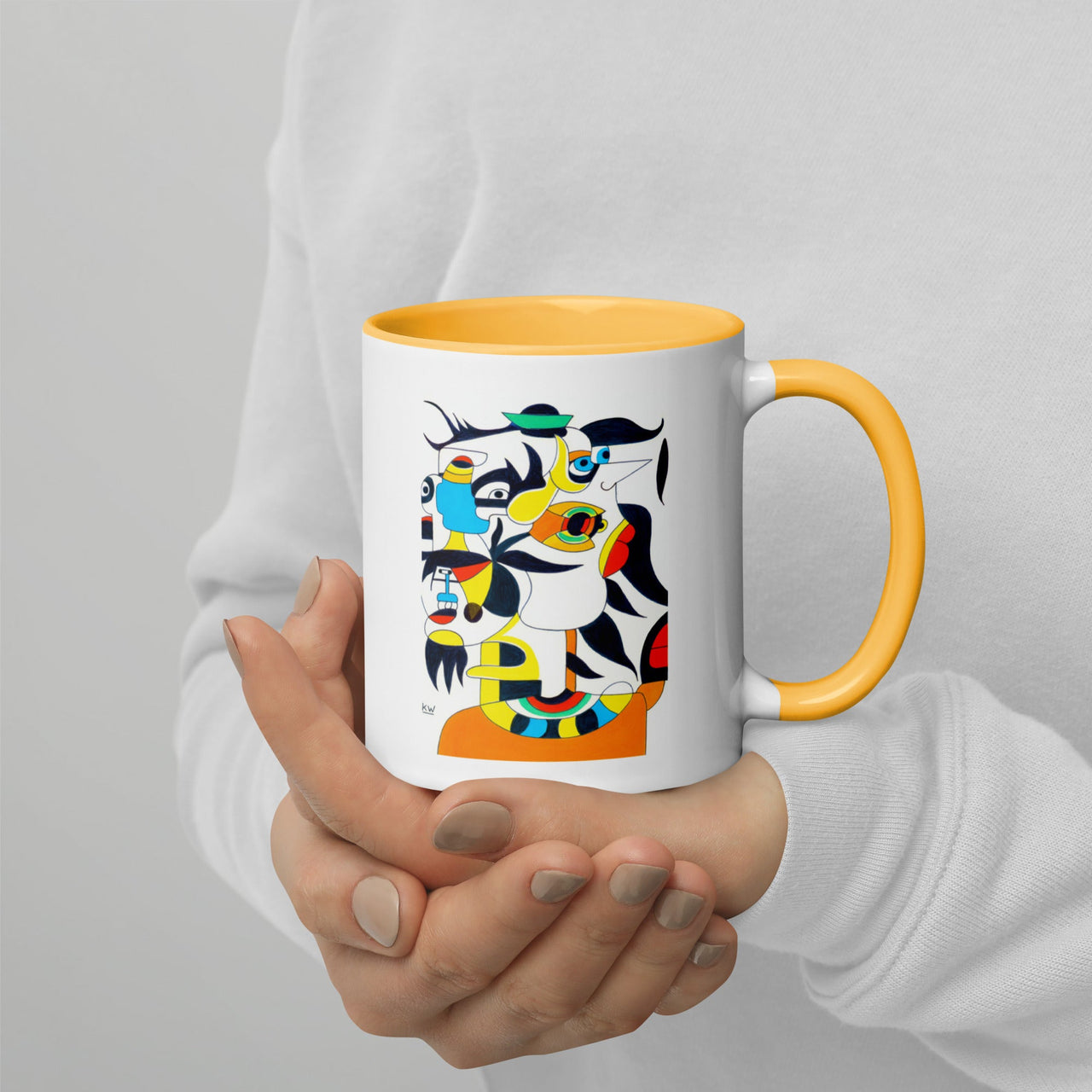 KW Gallery: Color Burst Mug 43 ☕🌈 - Winter Sunshine Marketplace