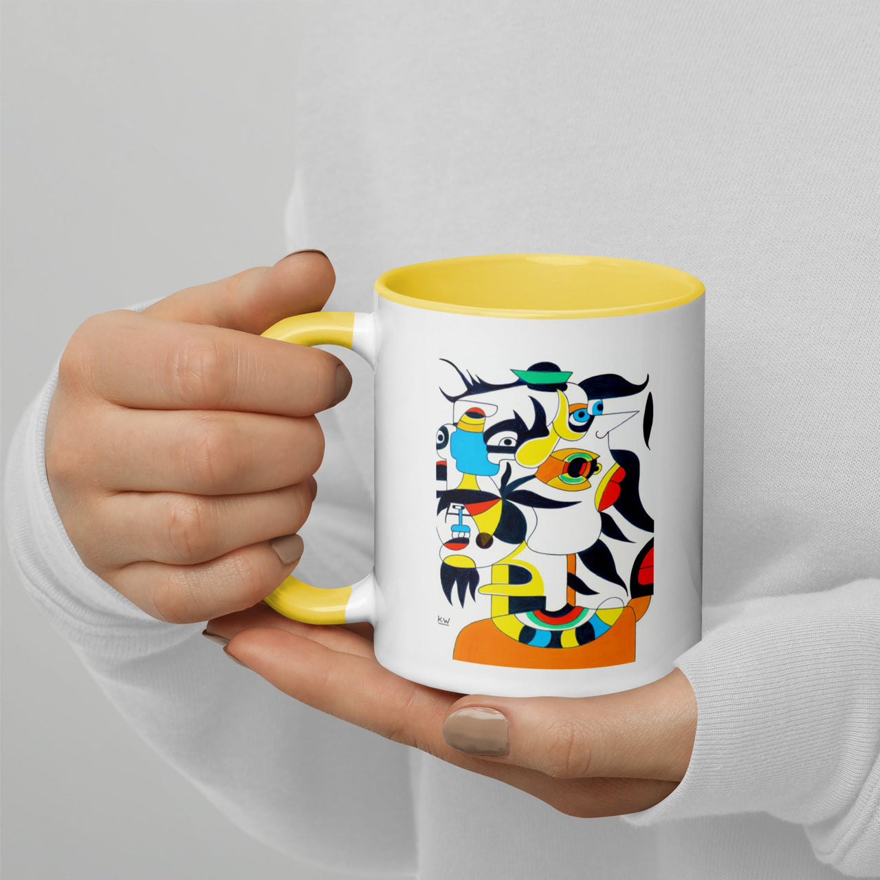 KW Gallery: Color Burst Mug 43 ☕🌈 - Winter Sunshine Marketplace
