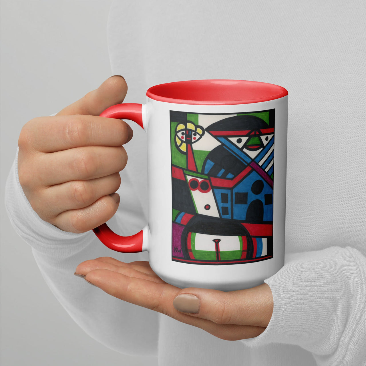 KW Gallery: Color Burst Mug 44 ☕🌈 - Winter Sunshine Marketplace