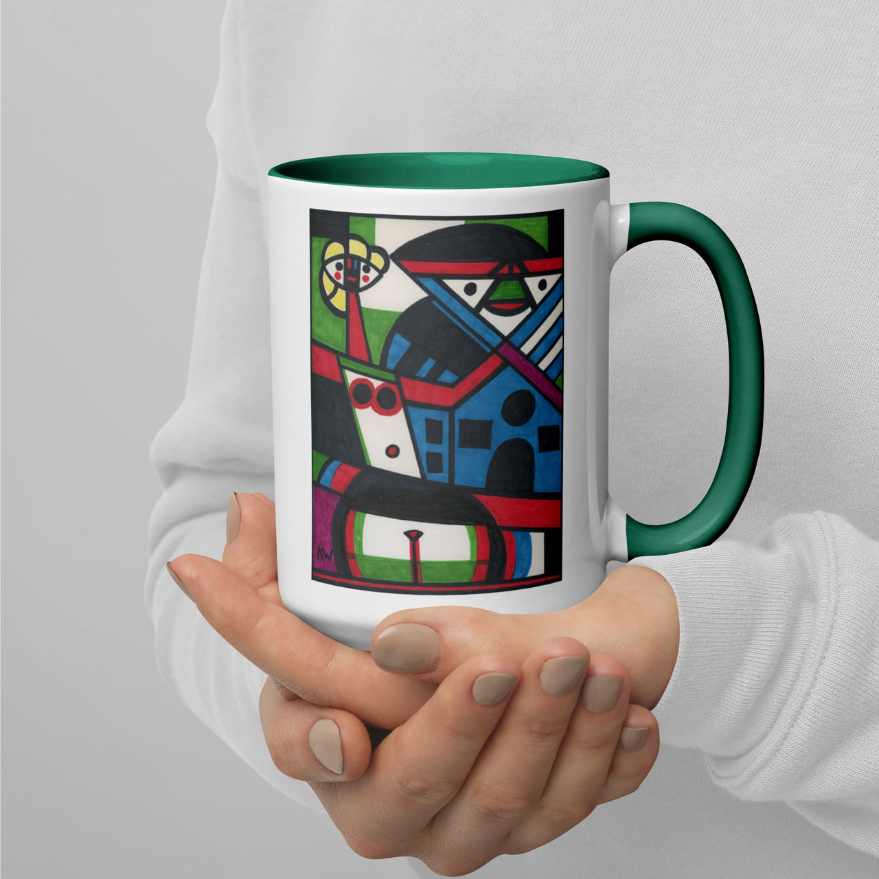 KW Gallery: Color Burst Mug 44 ☕🌈 - Winter Sunshine Marketplace