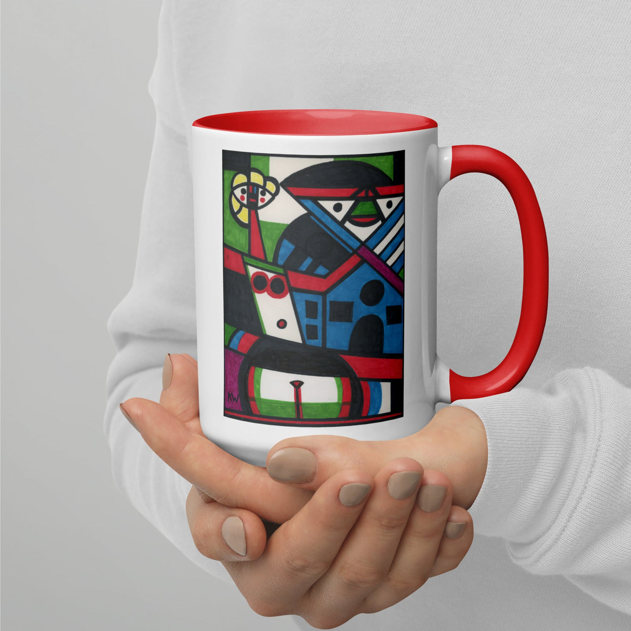 KW Gallery: Color Burst Mug 44 ☕🌈 - Winter Sunshine Marketplace