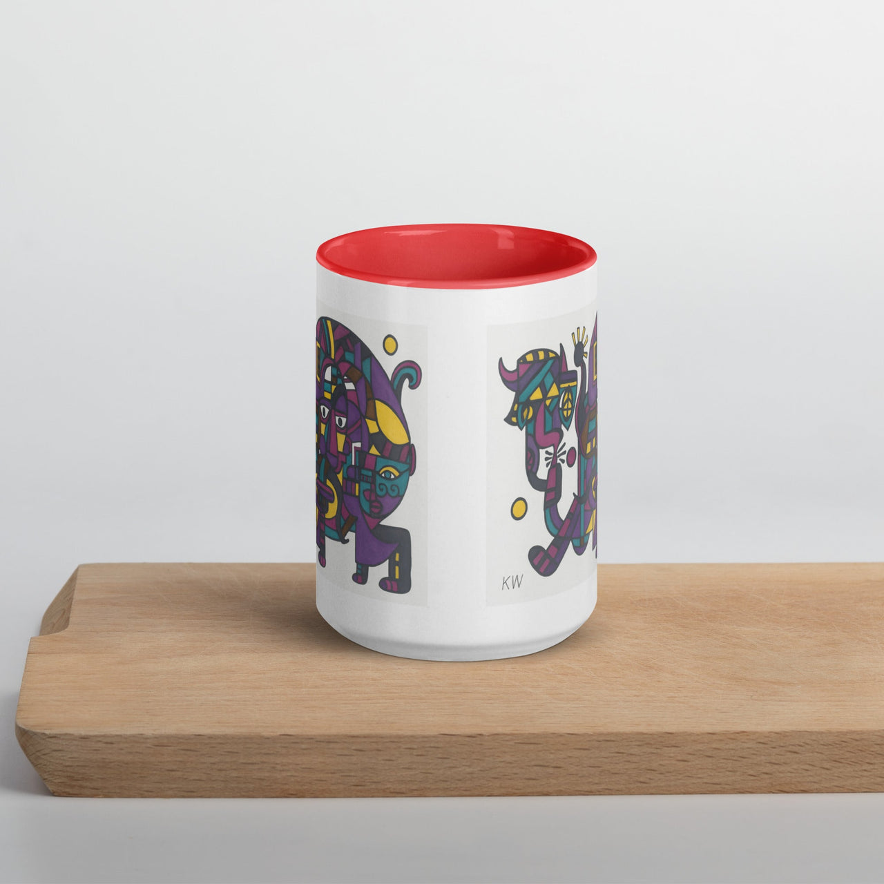 KW Gallery: Color Burst Mug 45 ☕🌈 - Winter Sunshine Marketplace