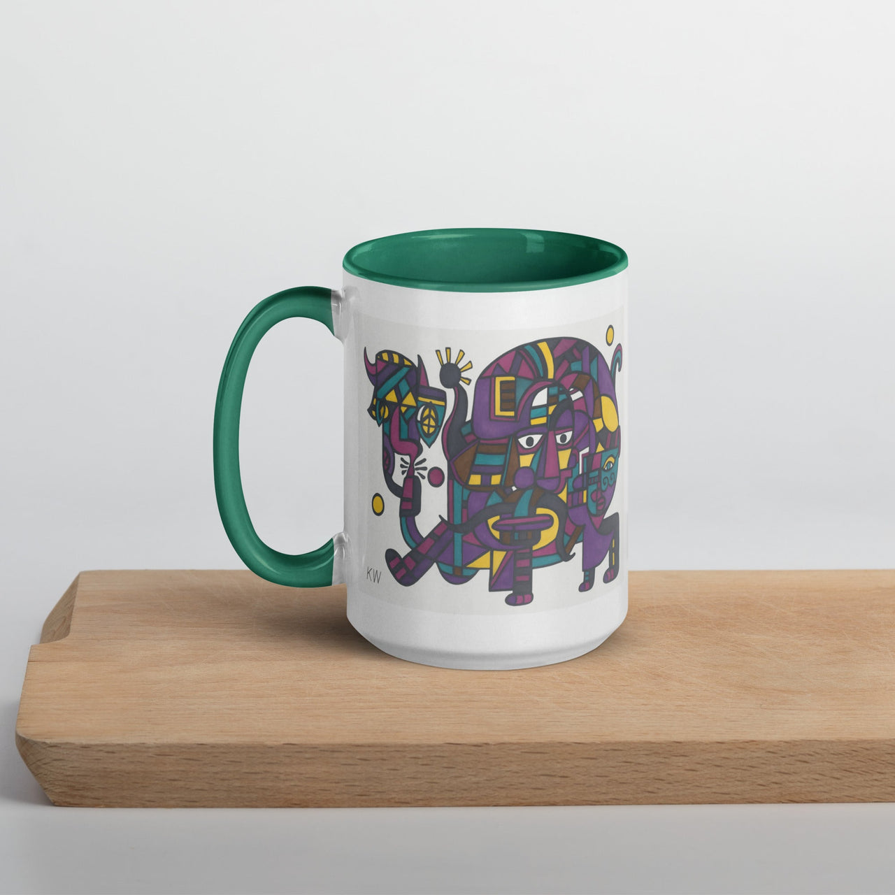 KW Gallery: Color Burst Mug 45 ☕🌈 - Winter Sunshine Marketplace