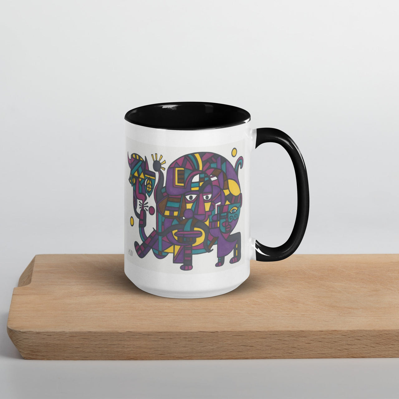 KW Gallery: Color Burst Mug 45 ☕🌈 - Winter Sunshine Marketplace