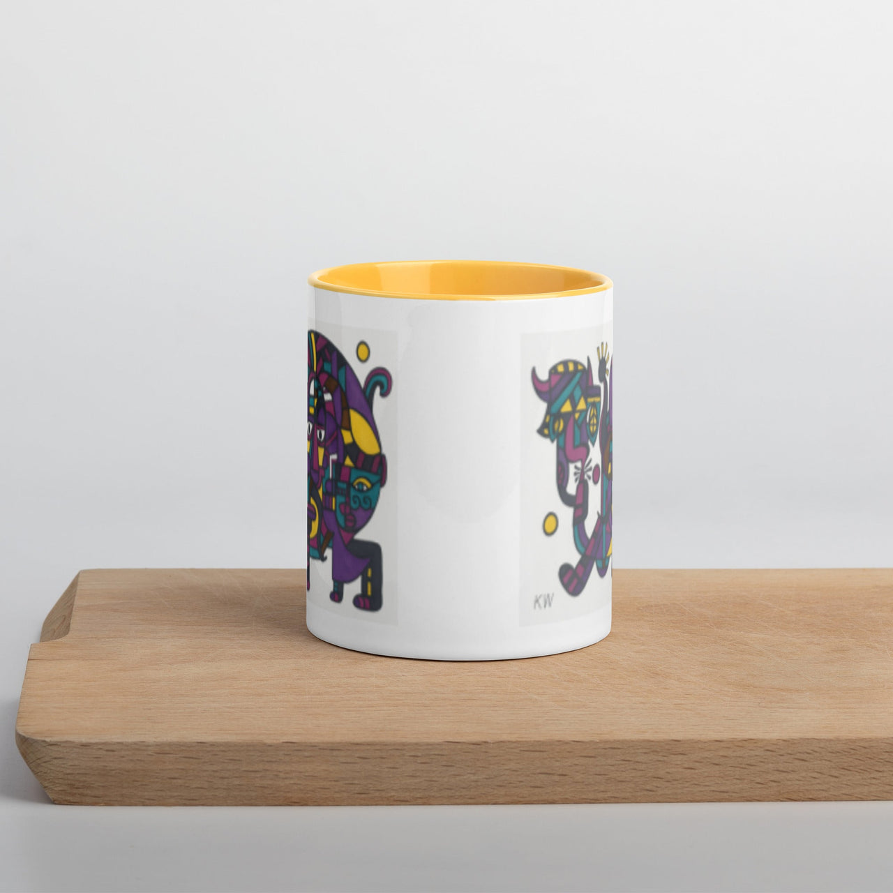 KW Gallery: Color Burst Mug 45 ☕🌈 - Winter Sunshine Marketplace