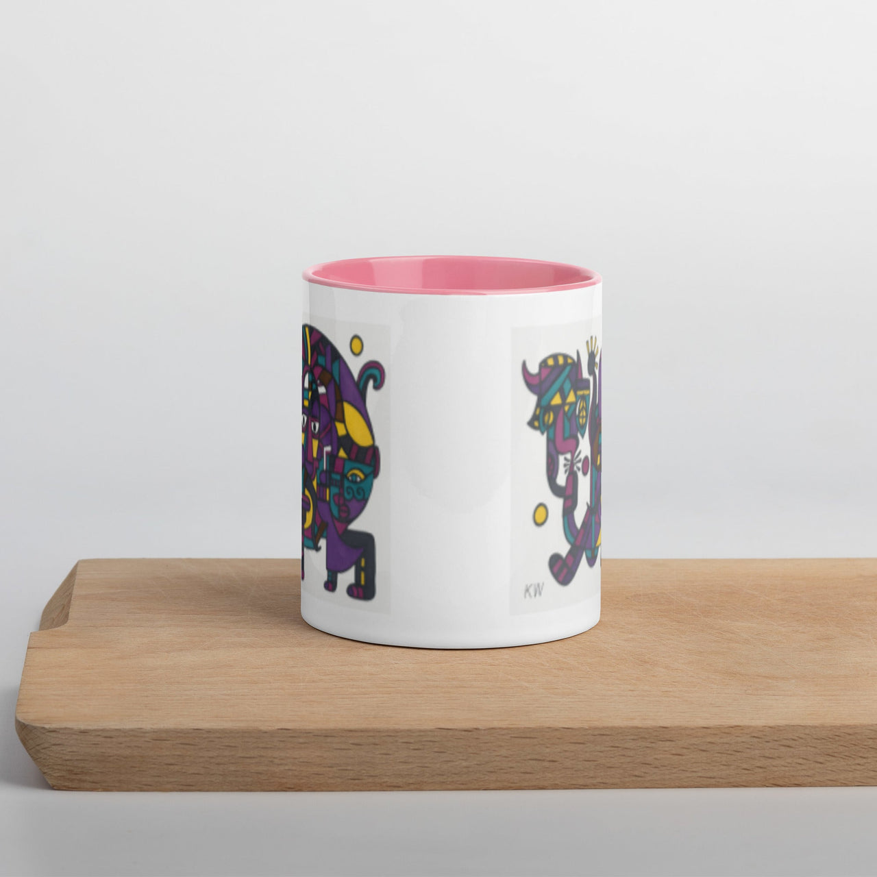 KW Gallery: Color Burst Mug 45 ☕🌈 - Winter Sunshine Marketplace
