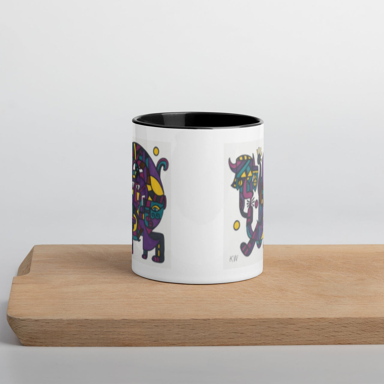 KW Gallery: Color Burst Mug 45 ☕🌈 - Winter Sunshine Marketplace