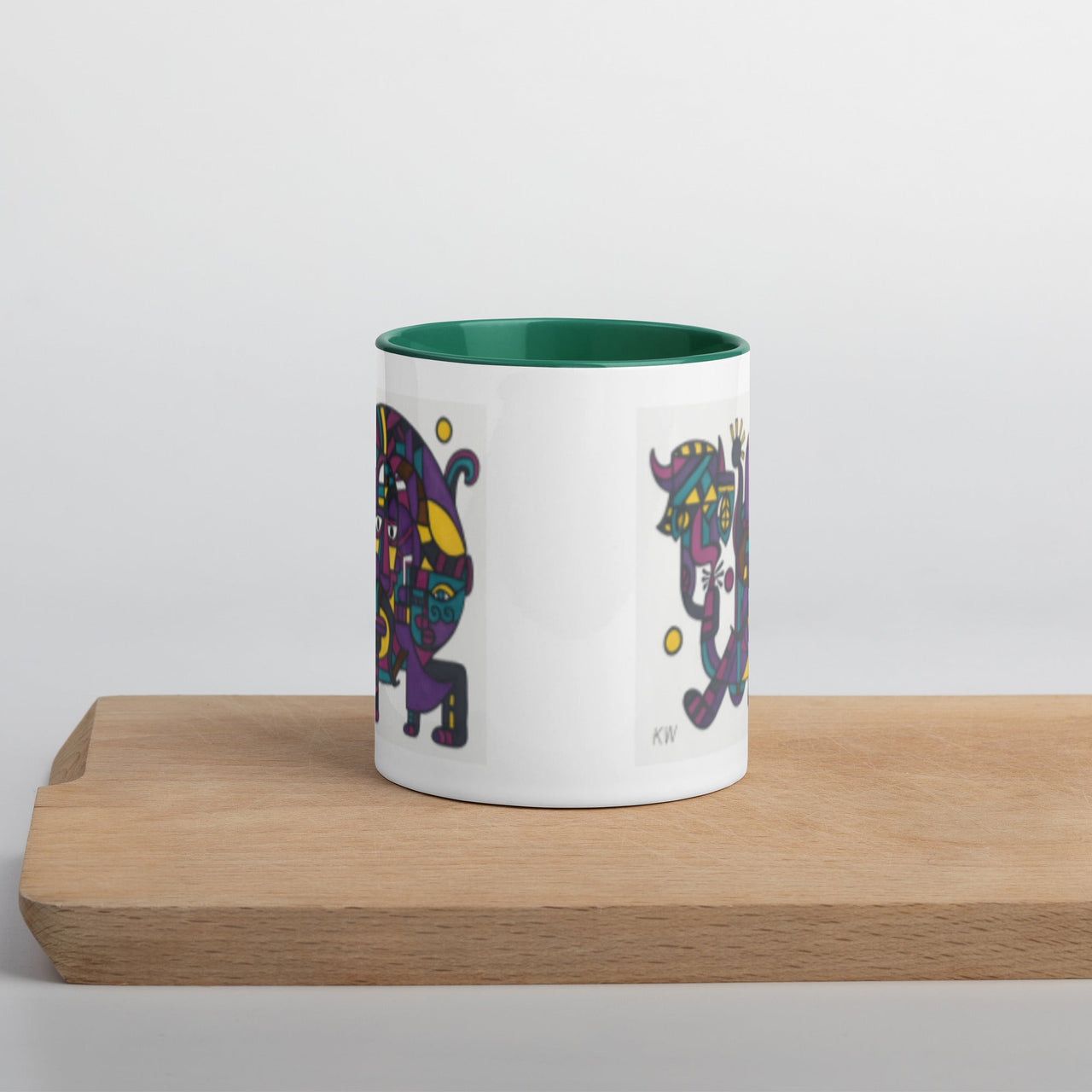 KW Gallery: Color Burst Mug 45 ☕🌈 - Winter Sunshine Marketplace