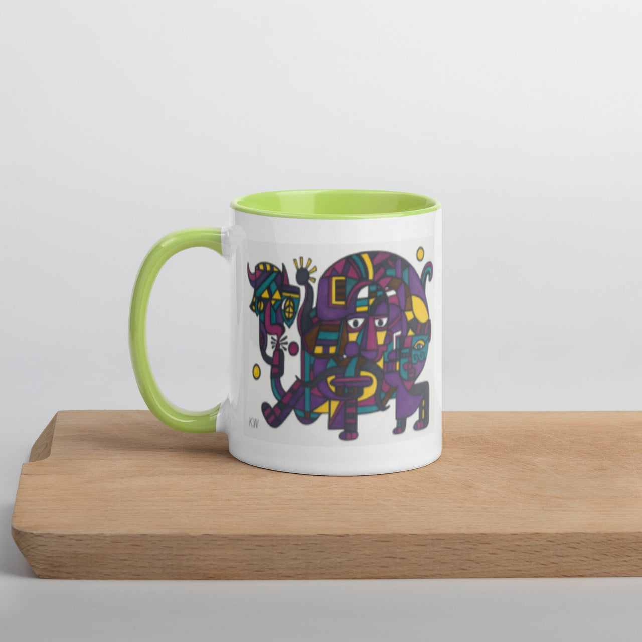 KW Gallery: Color Burst Mug 45 ☕🌈 - Winter Sunshine Marketplace