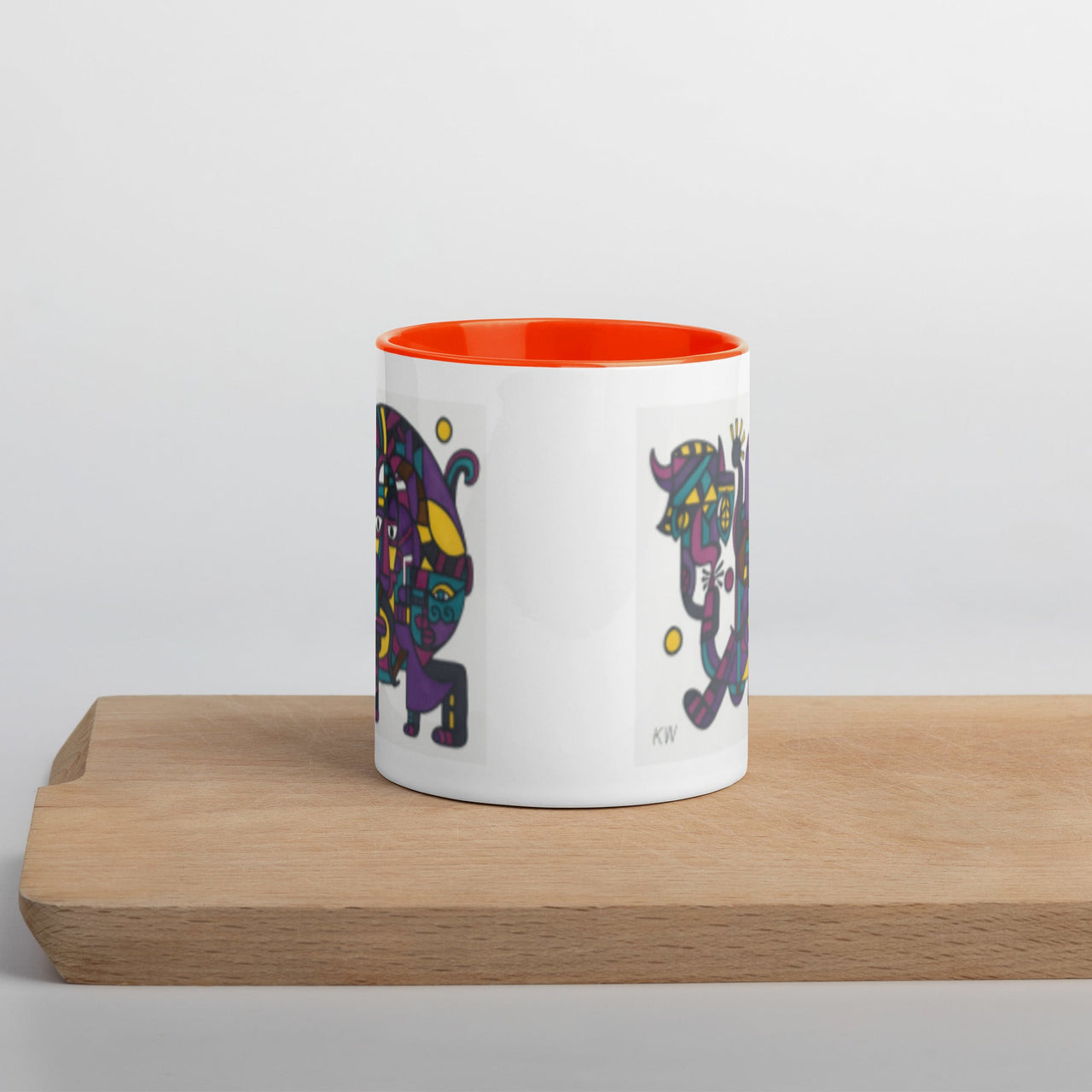KW Gallery: Color Burst Mug 45 ☕🌈 - Winter Sunshine Marketplace