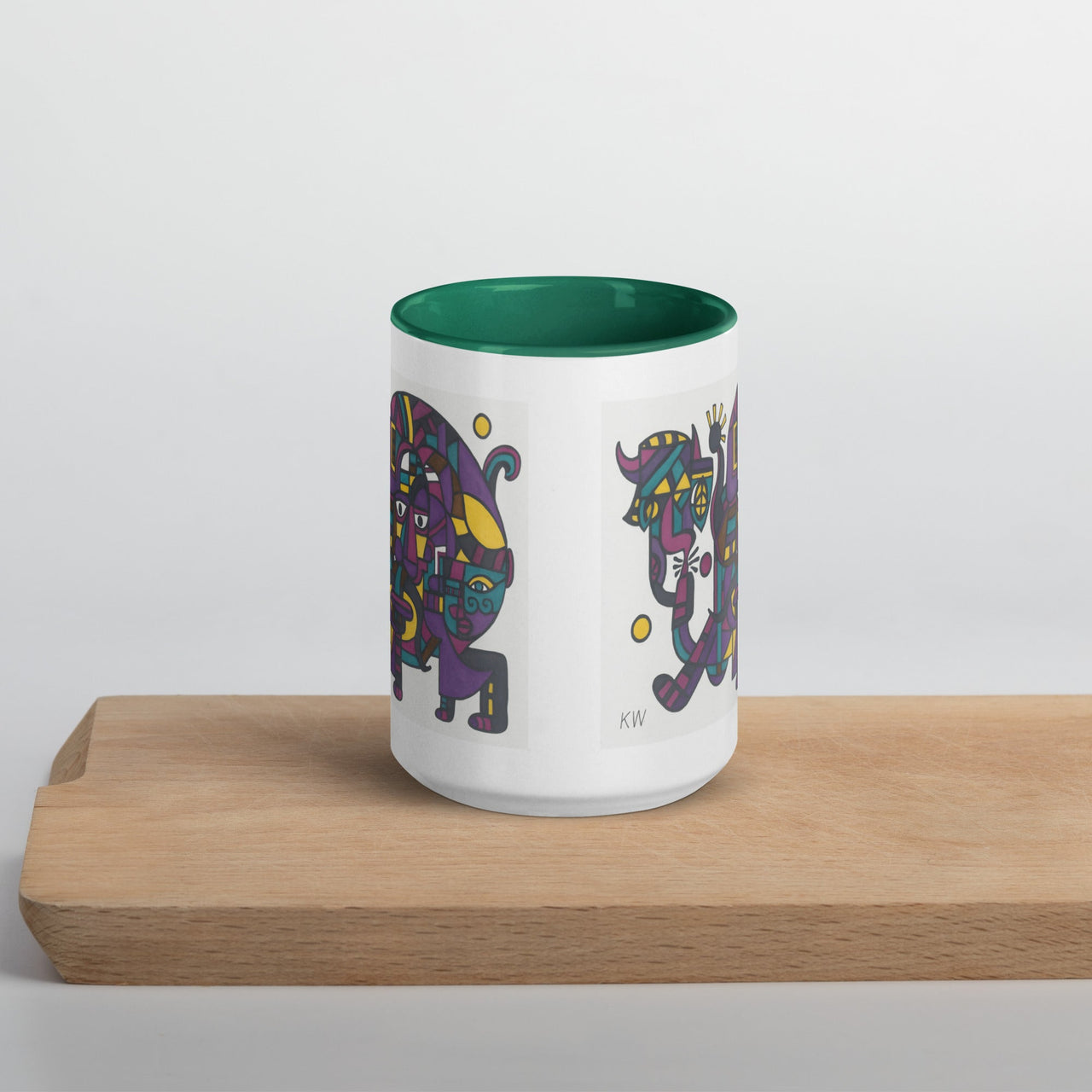 KW Gallery: Color Burst Mug 45 ☕🌈 - Winter Sunshine Marketplace