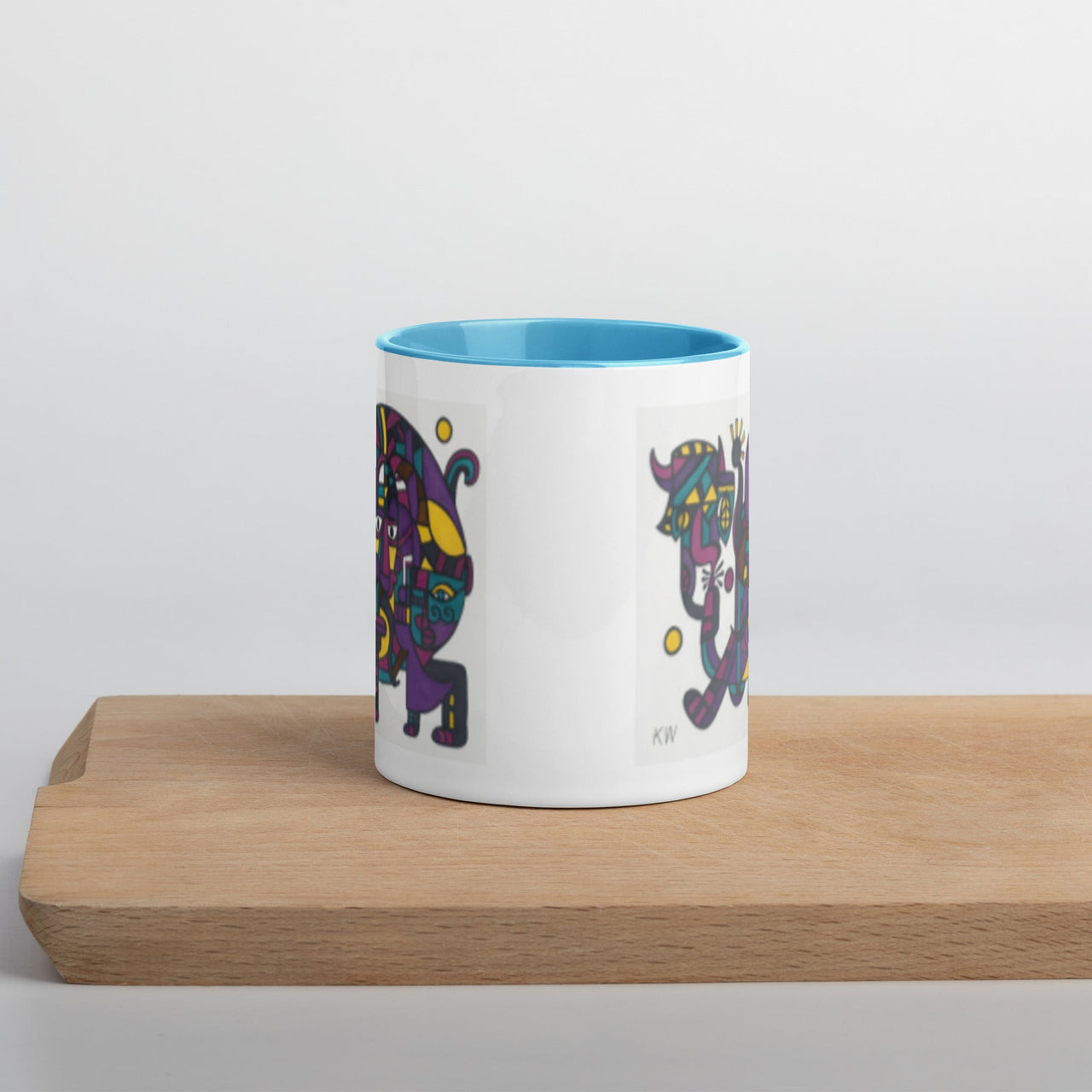 KW Gallery: Color Burst Mug 45 ☕🌈 - Winter Sunshine Marketplace