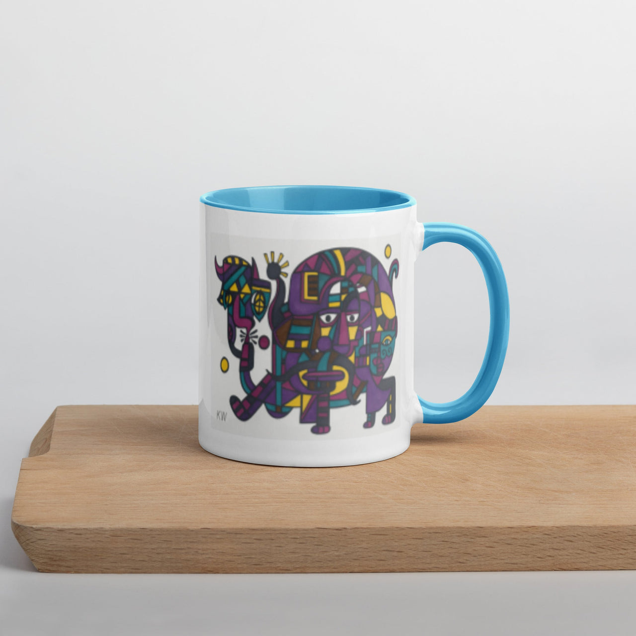 KW Gallery: Color Burst Mug 45 ☕🌈 - Winter Sunshine Marketplace