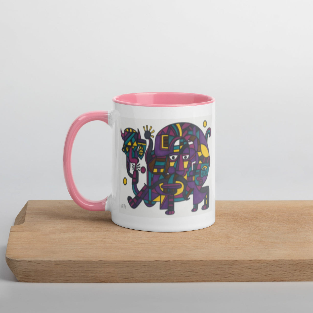 KW Gallery: Color Burst Mug 45 ☕🌈 - Winter Sunshine Marketplace