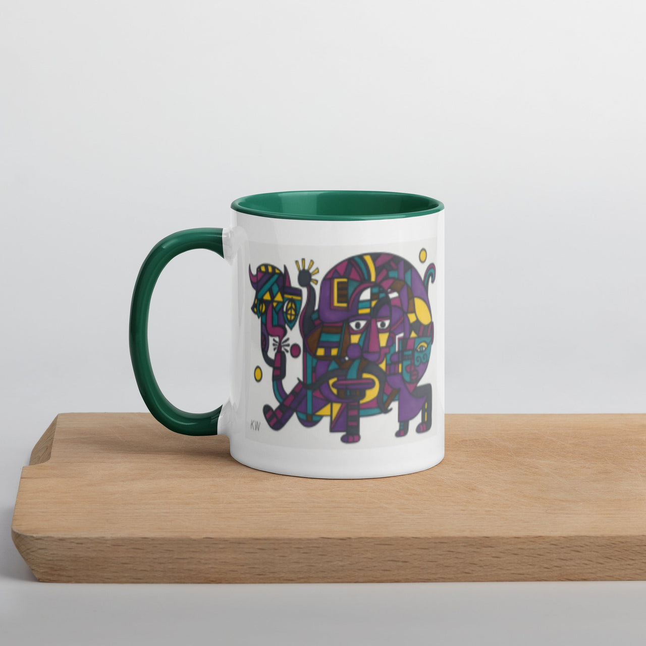 KW Gallery: Color Burst Mug 45 ☕🌈 - Winter Sunshine Marketplace
