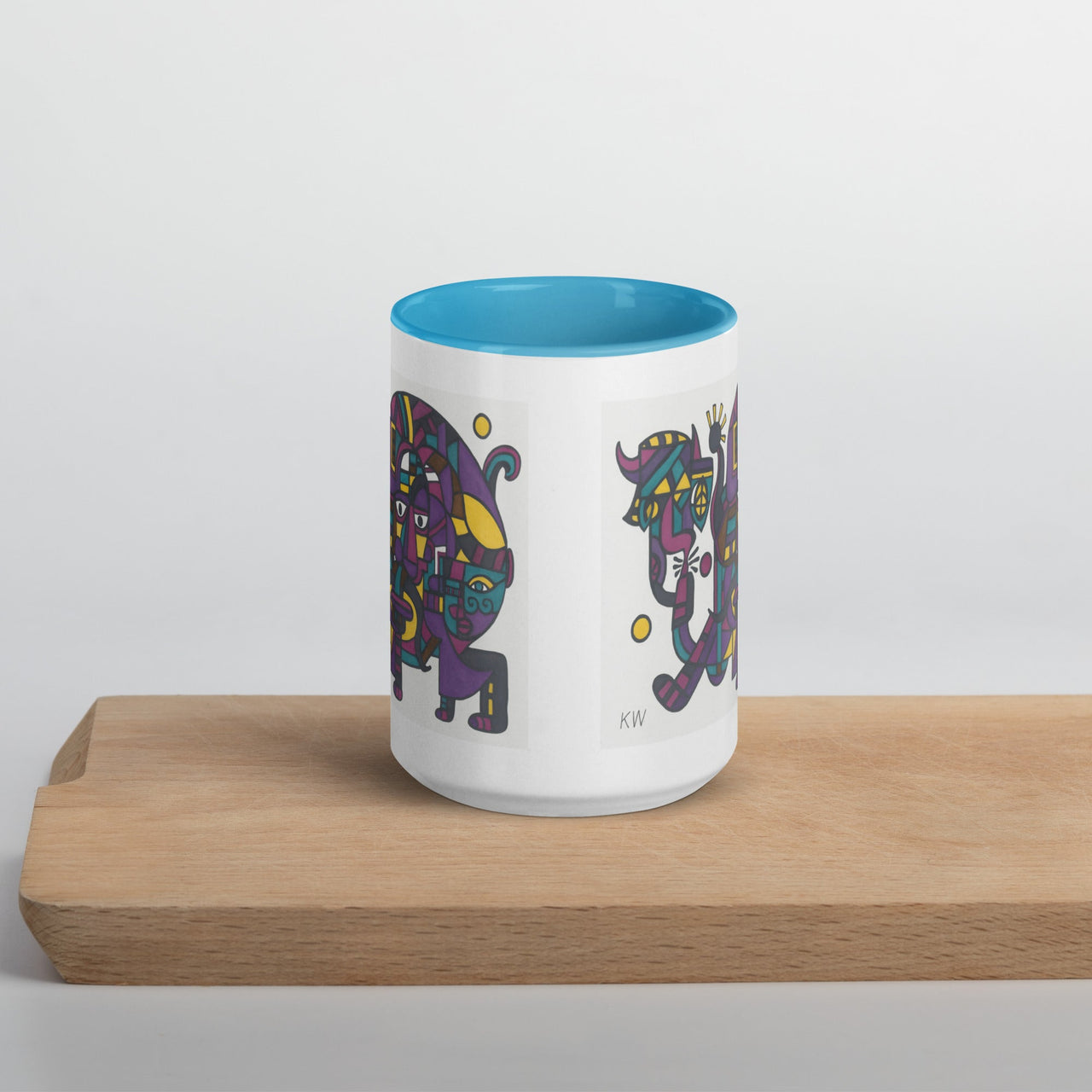 KW Gallery: Color Burst Mug 45 ☕🌈 - Winter Sunshine Marketplace