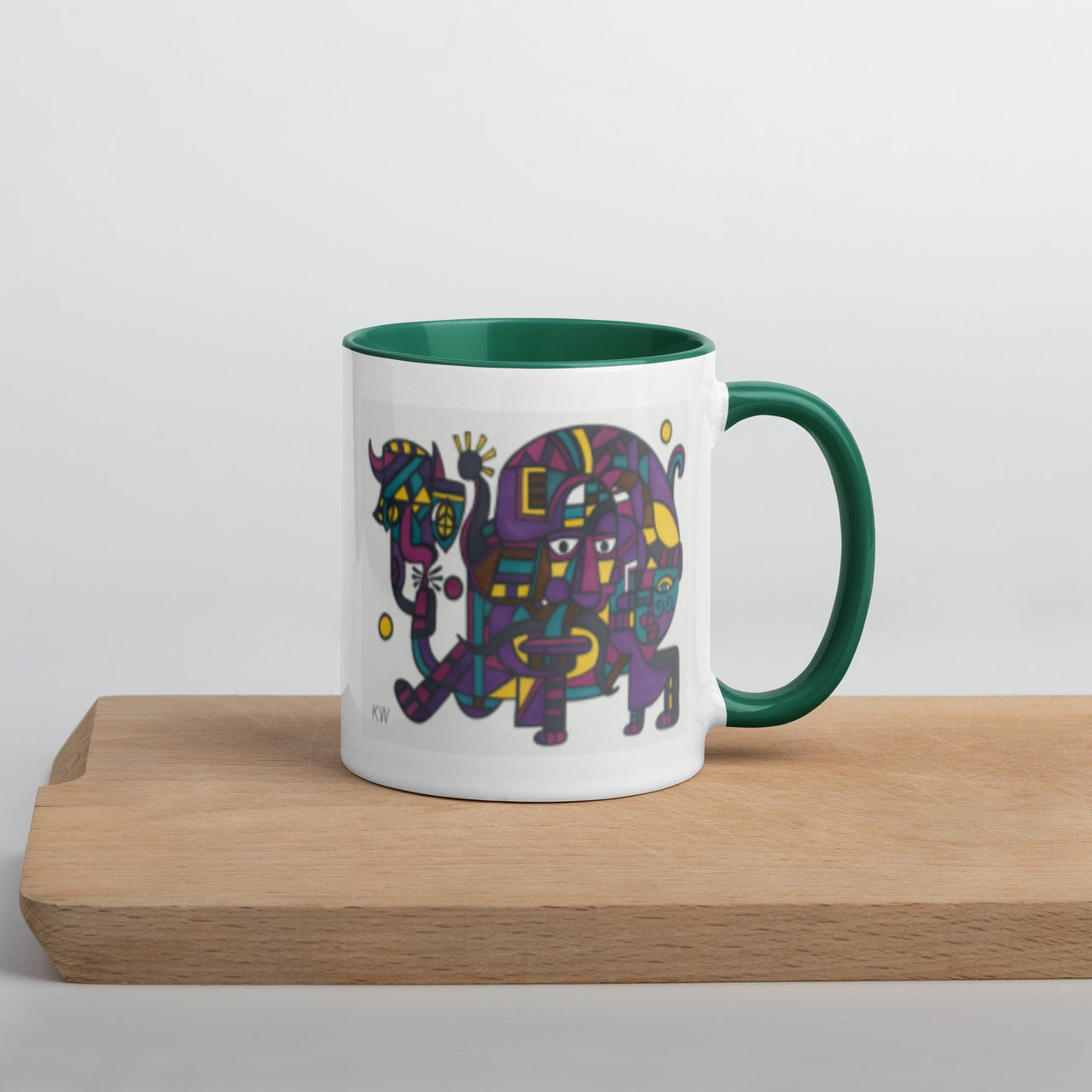 KW Gallery: Color Burst Mug 45 ☕🌈 - Winter Sunshine Marketplace