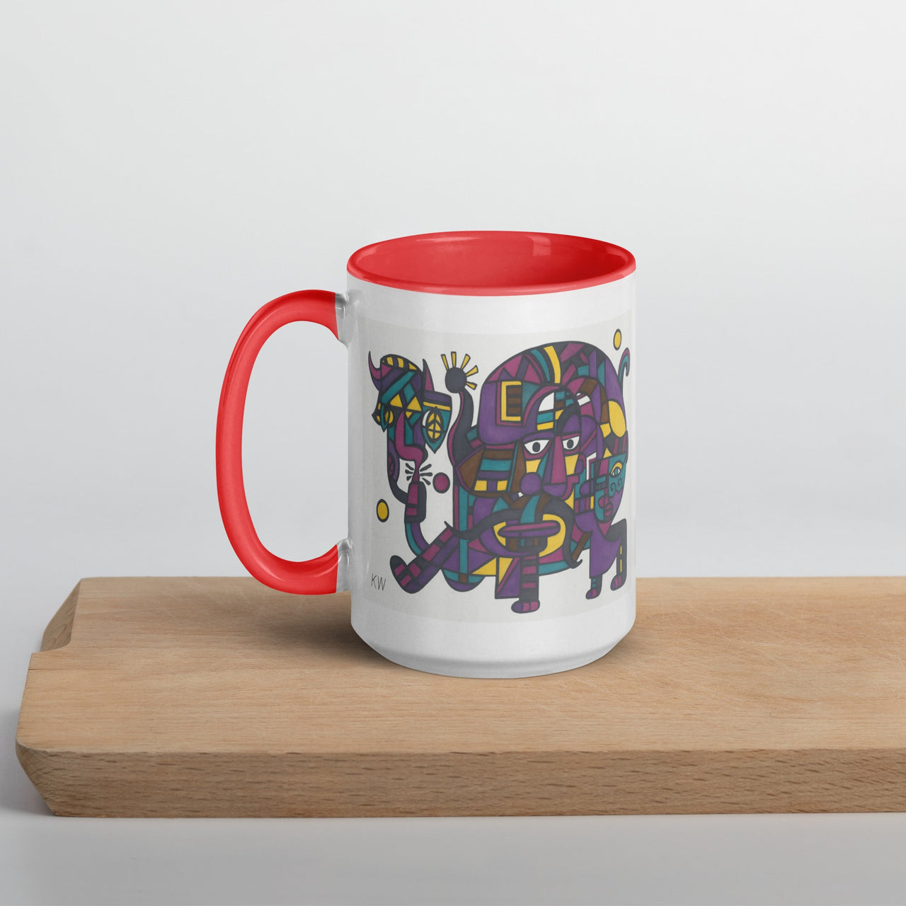 KW Gallery: Color Burst Mug 45 ☕🌈 - Winter Sunshine Marketplace