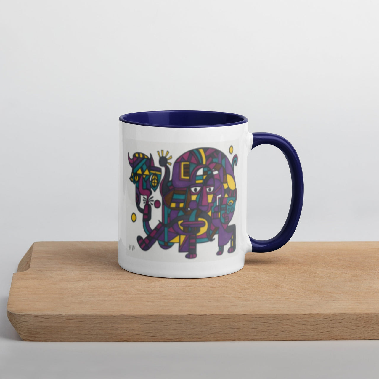 KW Gallery: Color Burst Mug 45 ☕🌈 - Winter Sunshine Marketplace