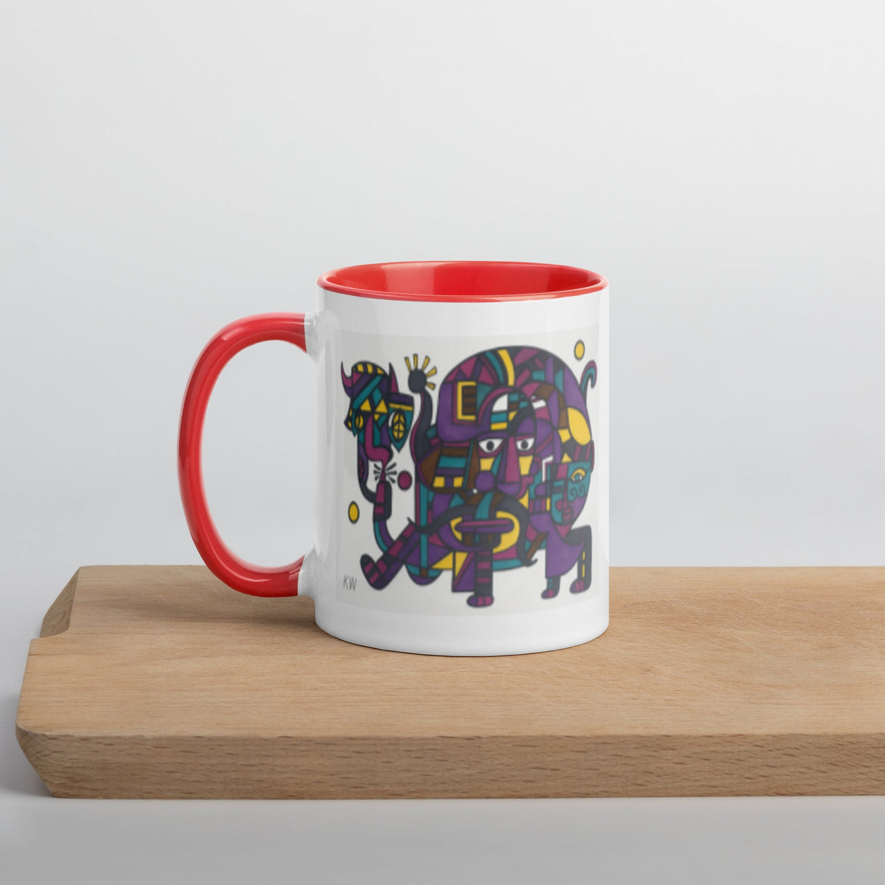 KW Gallery: Color Burst Mug 45 ☕🌈 - Winter Sunshine Marketplace