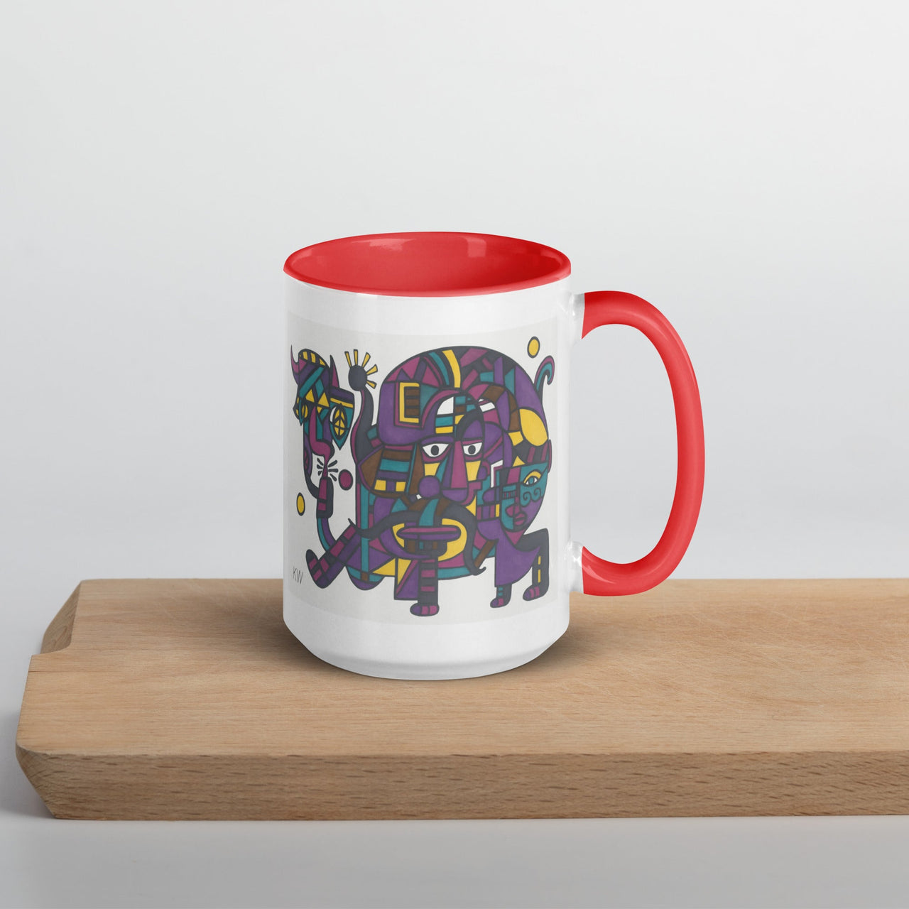 KW Gallery: Color Burst Mug 45 ☕🌈 - Winter Sunshine Marketplace