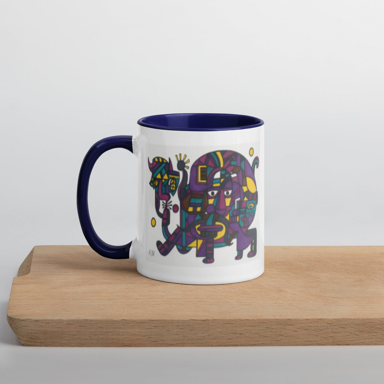 KW Gallery: Color Burst Mug 45 ☕🌈 - Winter Sunshine Marketplace
