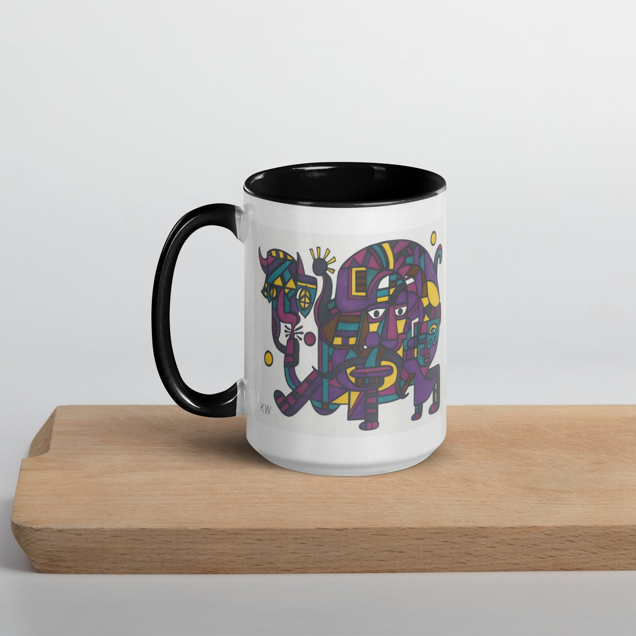 KW Gallery: Color Burst Mug 45 ☕🌈 - Winter Sunshine Marketplace