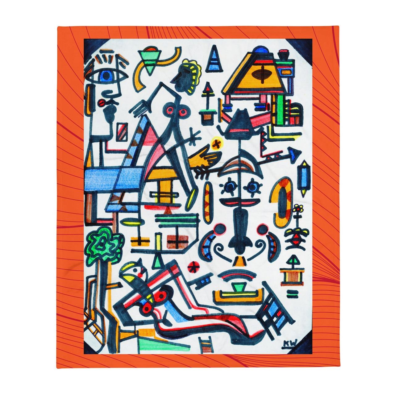 KW Gallery Cozy Collection Blanket 26 - Winter Sunshine Marketplace