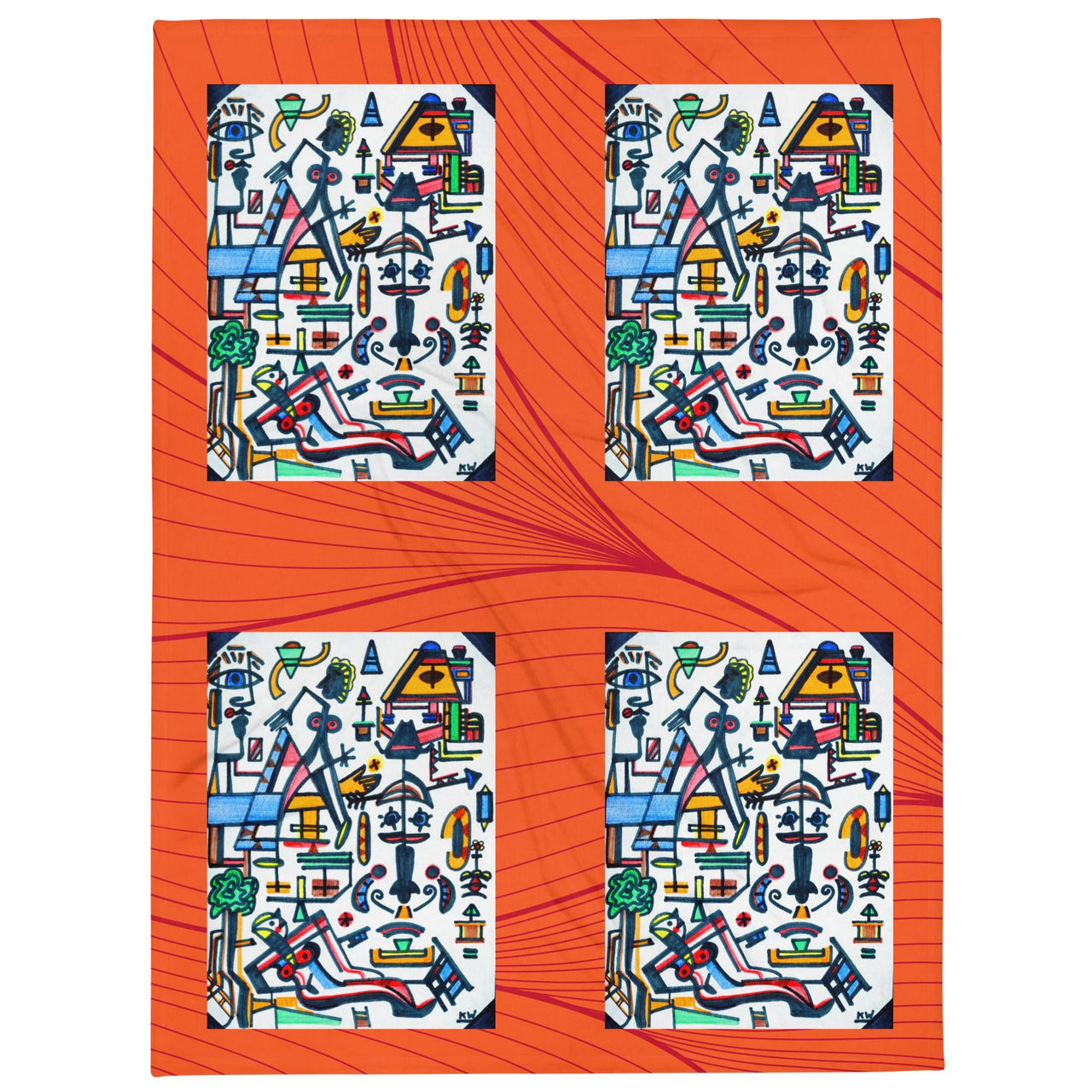 KW Gallery Cozy Collection Blanket 26 - Winter Sunshine Marketplace