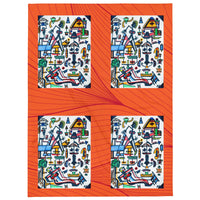 KW Gallery Cozy Collection Blanket 26 - Winter Sunshine Marketplace