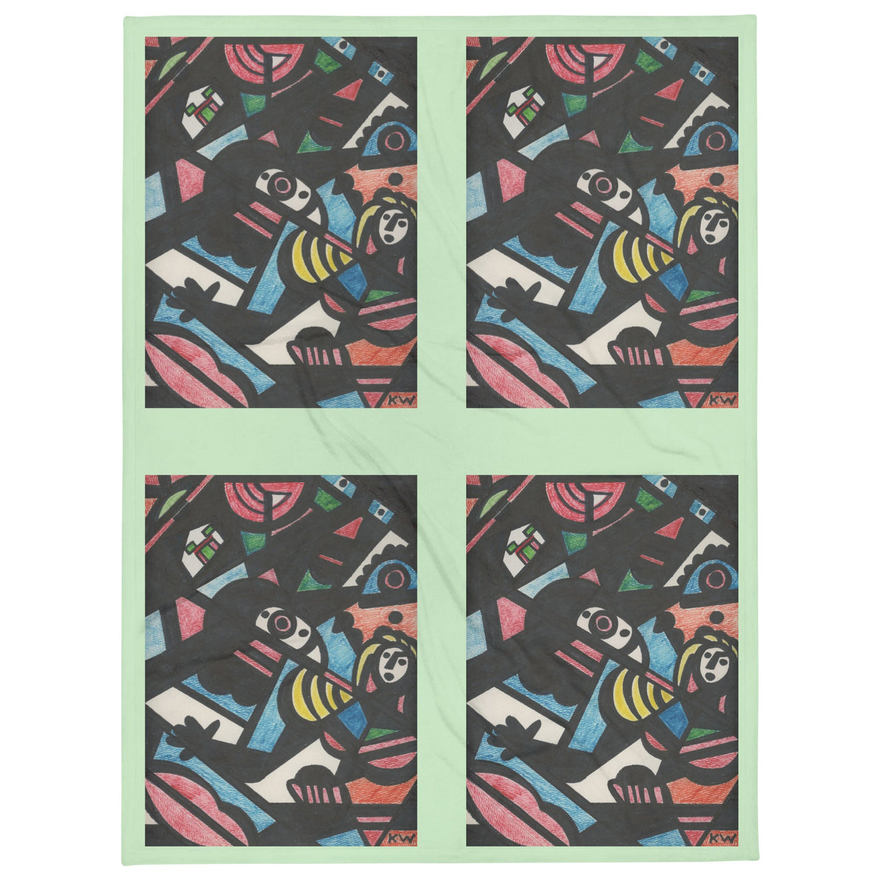 KW Gallery Cozy Collection Blanket 32 - Winter Sunshine Marketplace