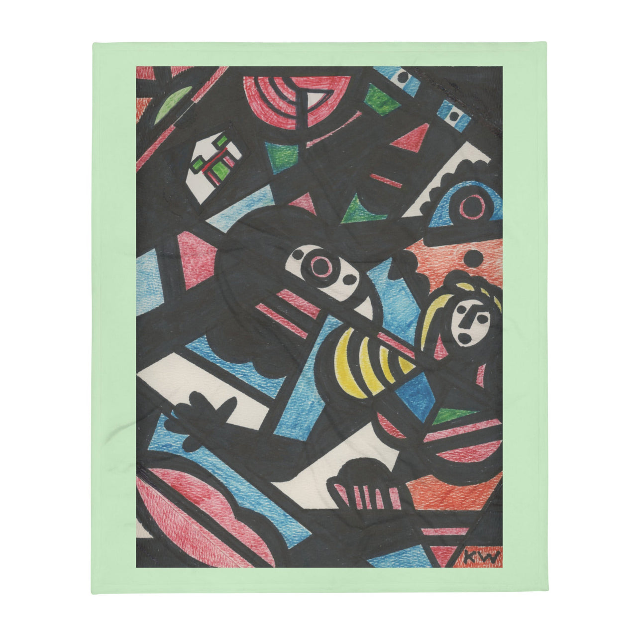 KW Gallery Cozy Collection Blanket 32 - Winter Sunshine Marketplace