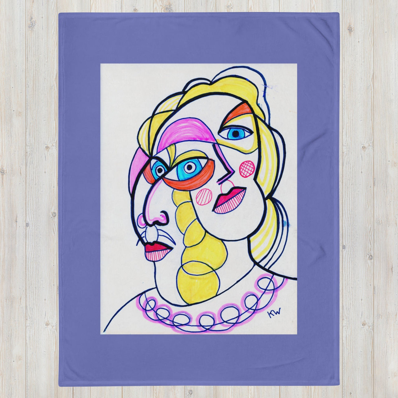 KW Gallery Cozy Collection Blanket 33 - Winter Sunshine Marketplace