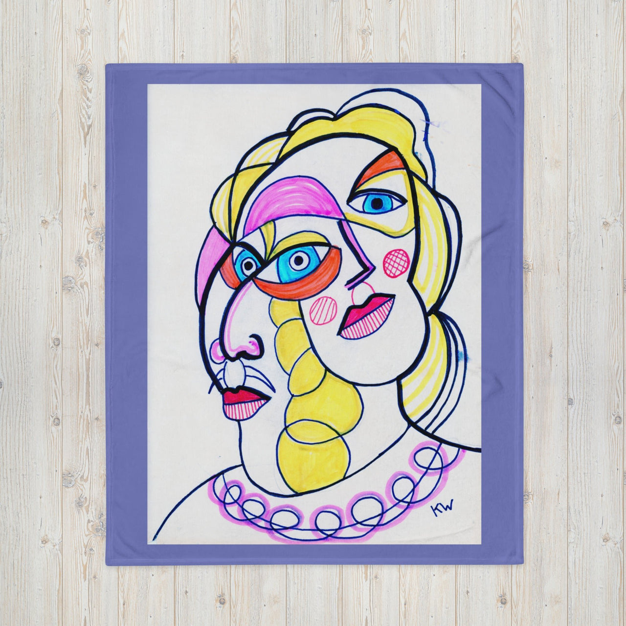 KW Gallery Cozy Collection Blanket 33 - Winter Sunshine Marketplace