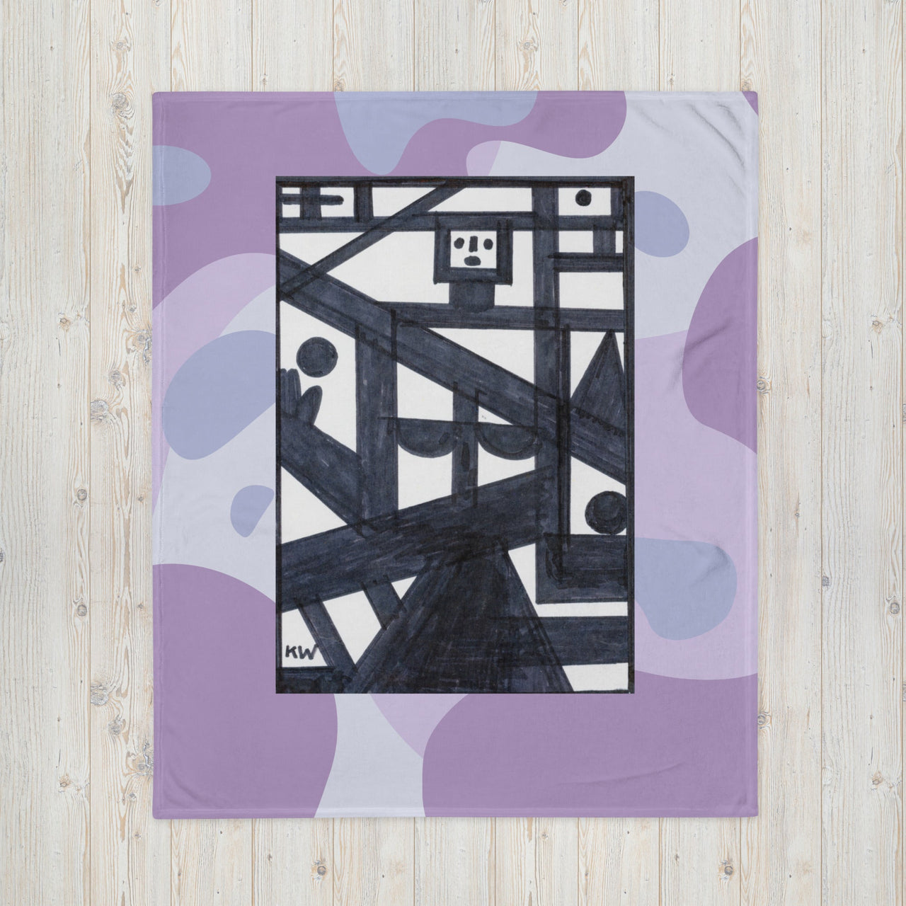 KW Gallery Cozy Collection Blanket 35 - Winter Sunshine Marketplace