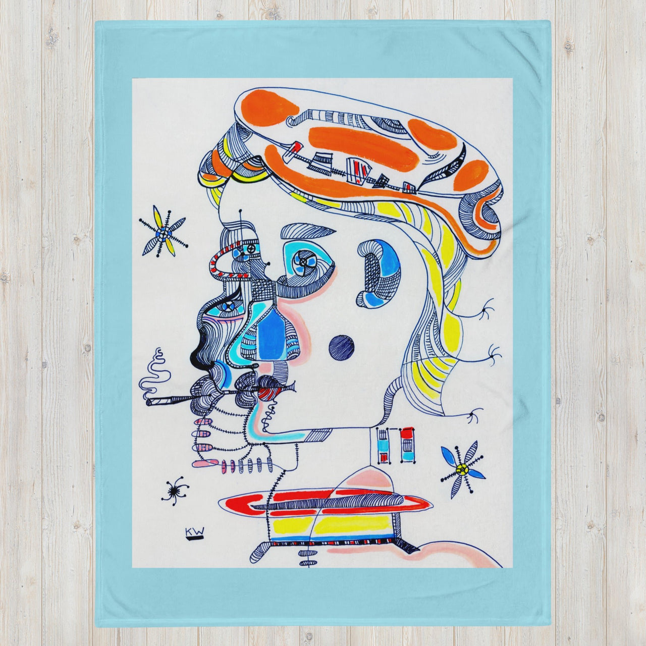 KW Gallery Cozy Collection Blanket 36 - Winter Sunshine Marketplace