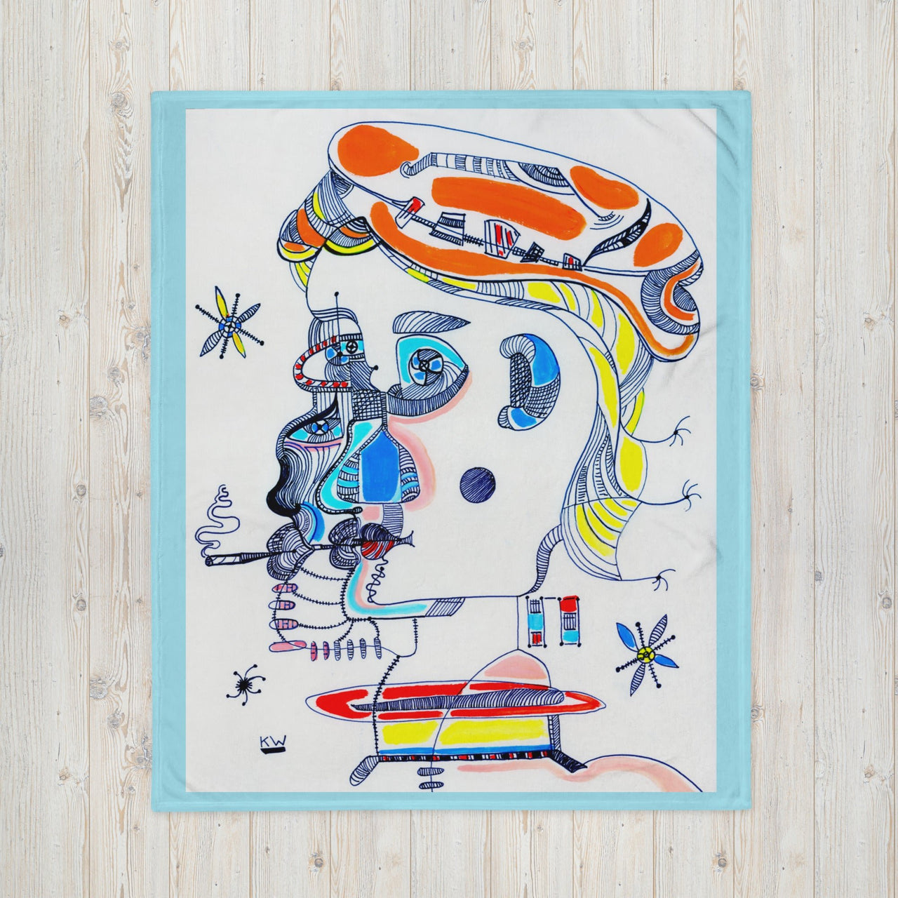 KW Gallery Cozy Collection Blanket 36 - Winter Sunshine Marketplace