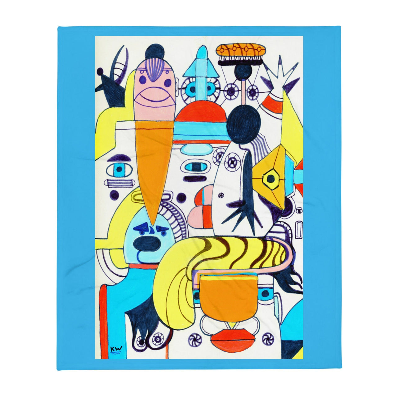 KW Gallery Cozy Collection Blanket 37 - Winter Sunshine Marketplace